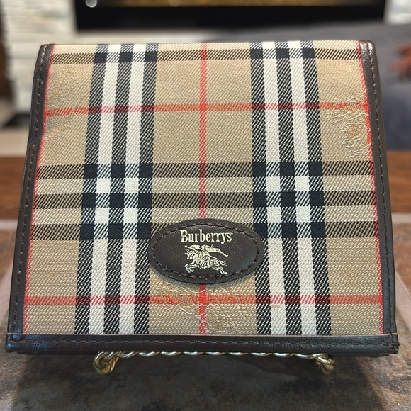 Burberry Handbags - Burberry Bifold Kisslock Compact Wallet - EUC